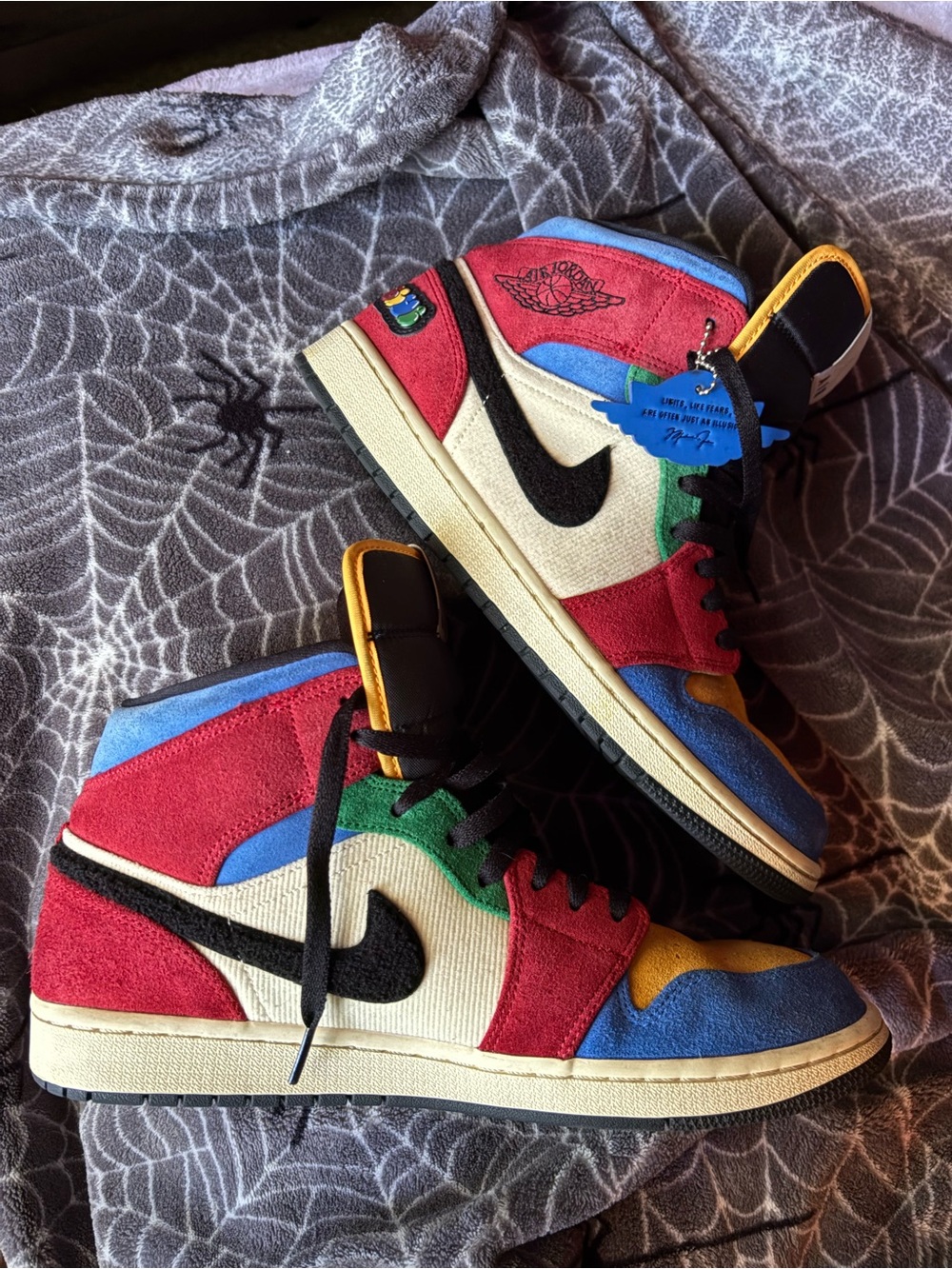 Nike Air Jordan 1 Zoom CMFT Fearless Multicolor High Top Sneakers Men’s Size 11